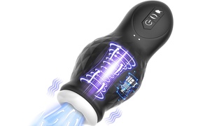 Automatic Hands Free Vibrating Cup Sucking Stroker Sex Toys