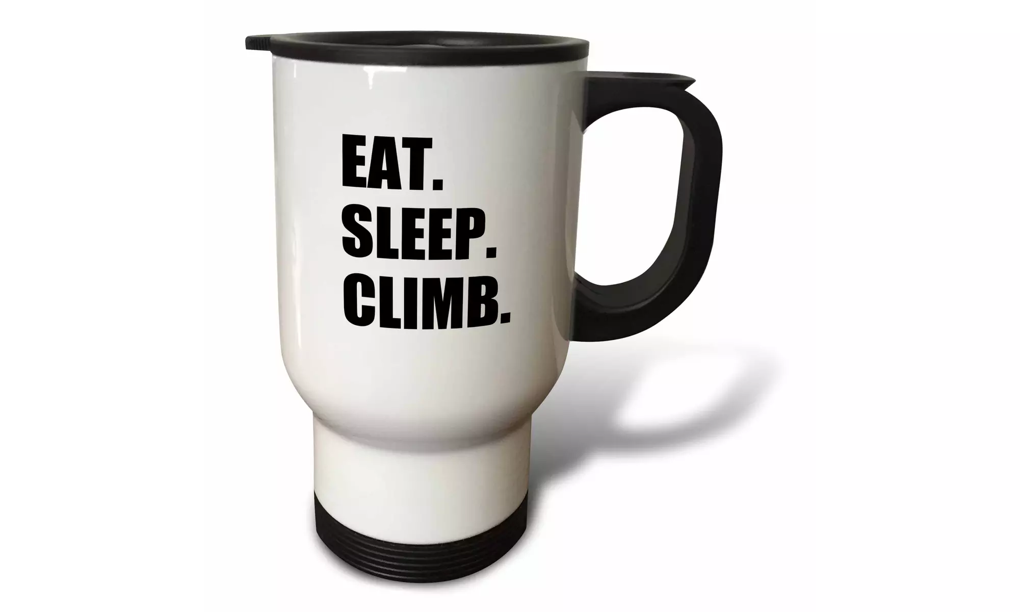 Travel Mug Eat Sleep Climb - passionate rock climber text - Primary Image