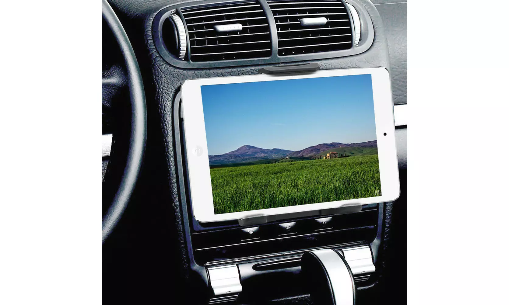 2In1 CD Player Slot Magnetic Car Mount Holder for iPad Mini Air Tablet Phone GPS - Primary Image