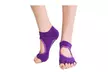 Toe Yoga Pilates Socks Non Slip Skid Barre Sock with Grips - Second Medium