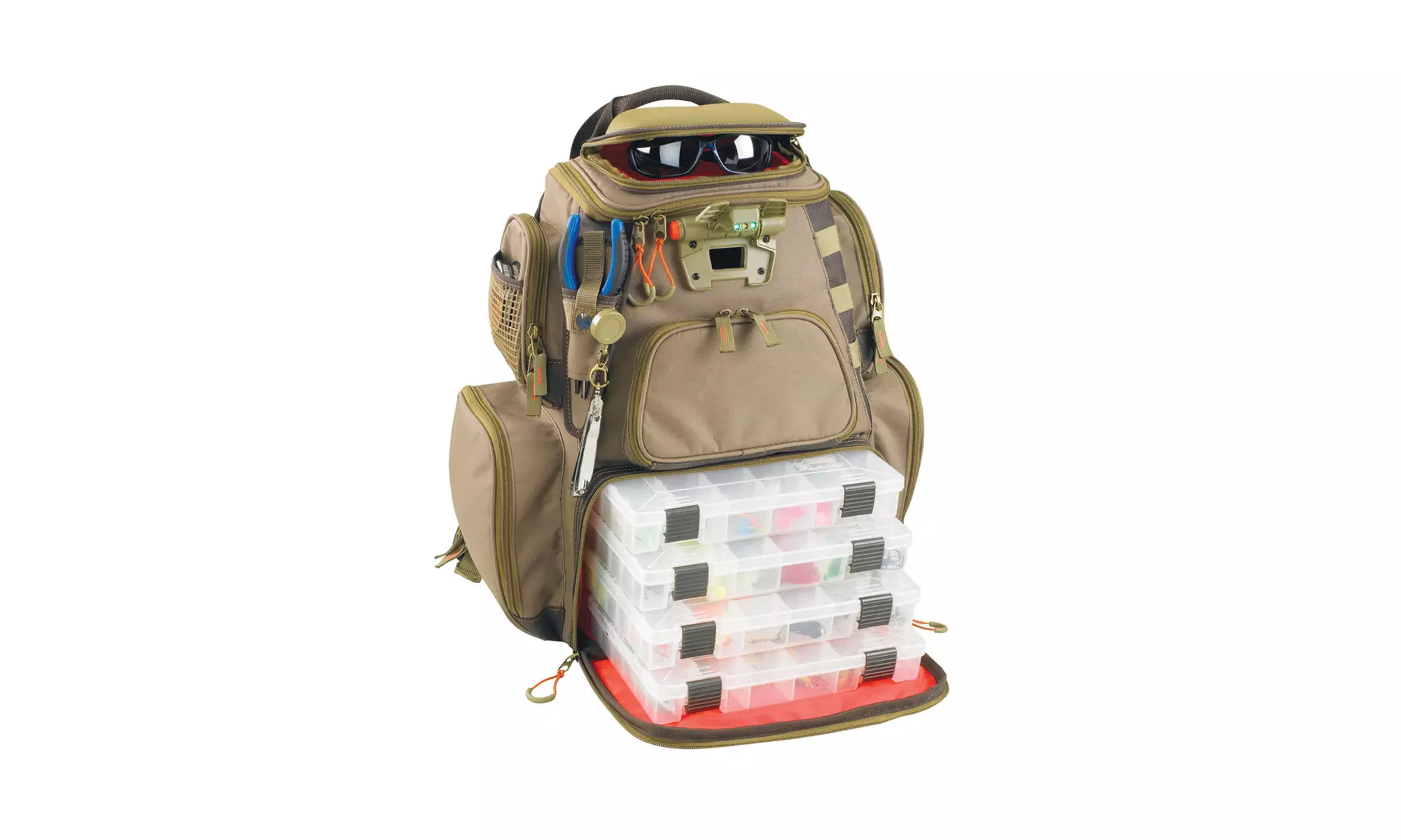 Wild River NOMAD Lighted Tackle Backpack w/4 PT3600 Trays - Primary Image