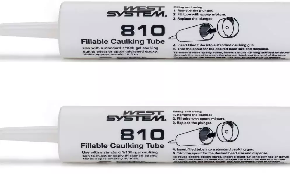 West System 810 Fillable Caulking Tubes (2-pack) - Primary Image