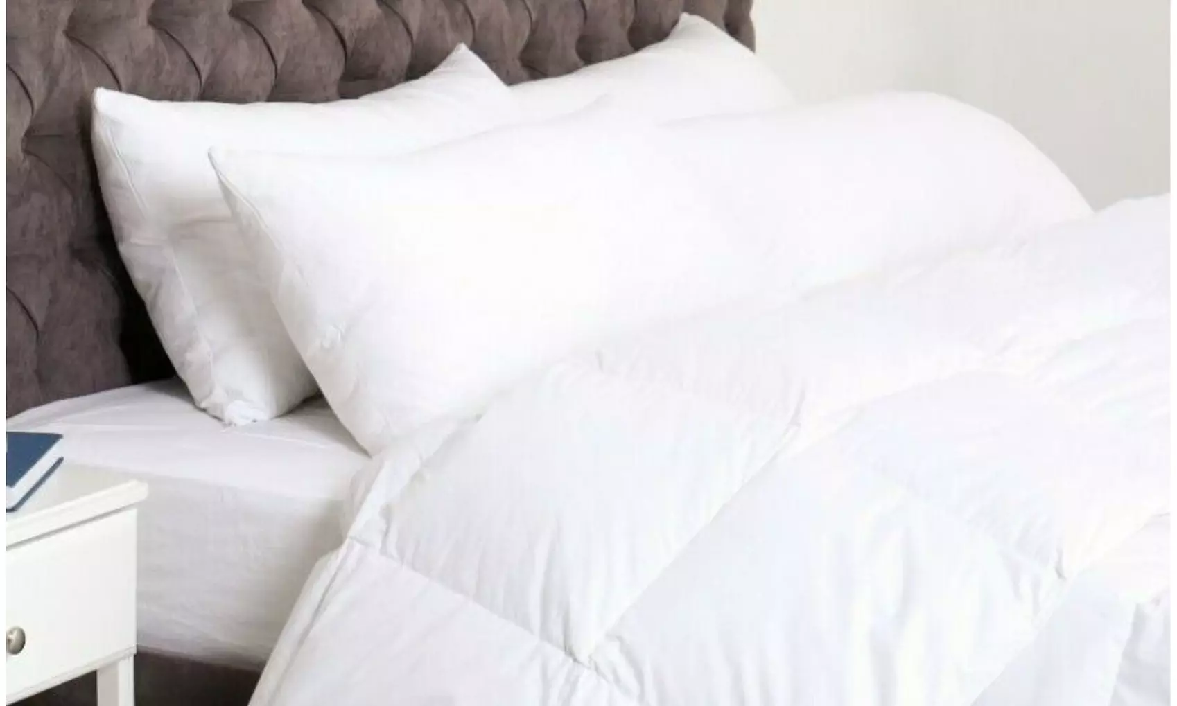 Super Soft Oversized Lightweight White Down Alternative Comforter All Seasons