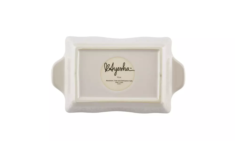 Ayesha Curry Home Collection Stoneware Au Gratin Set 12-Ounce French Vanilla 2pc - Primary Image