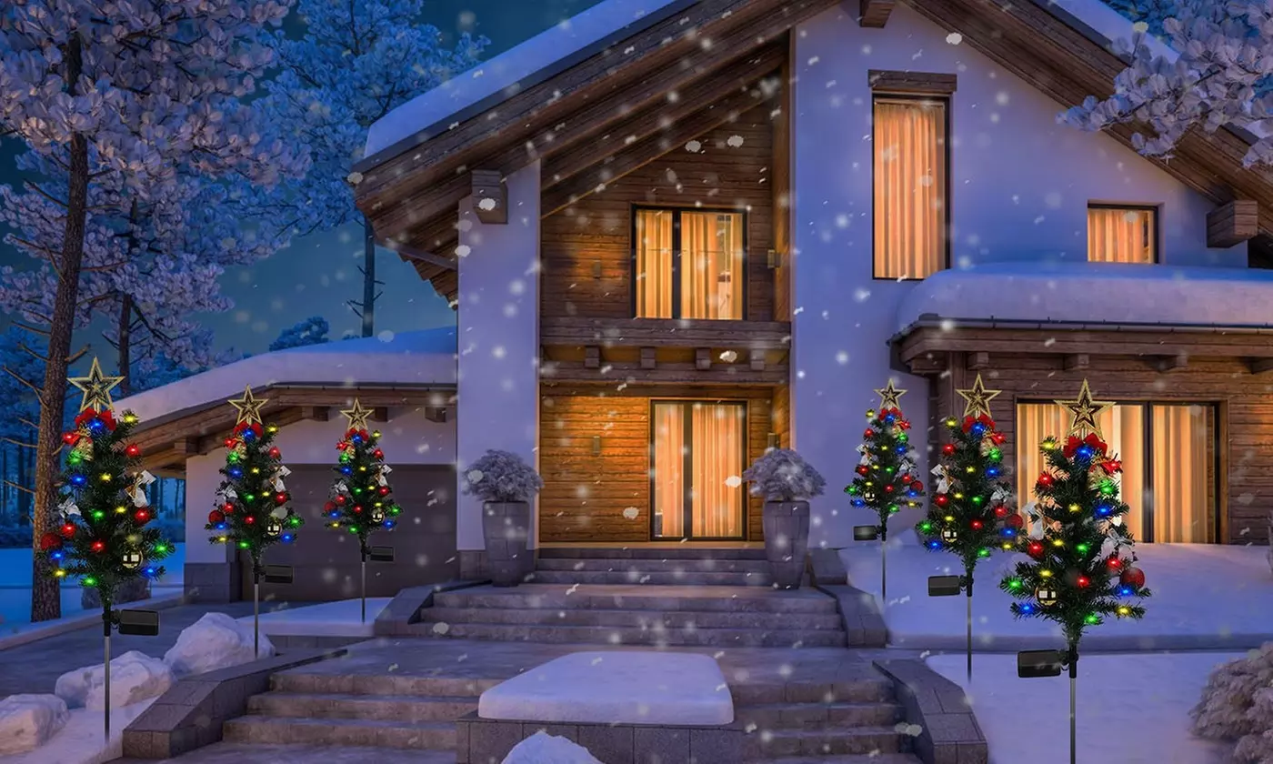 Christmas LED Lights: Snowman Family & Reindeer Holiday Decorations