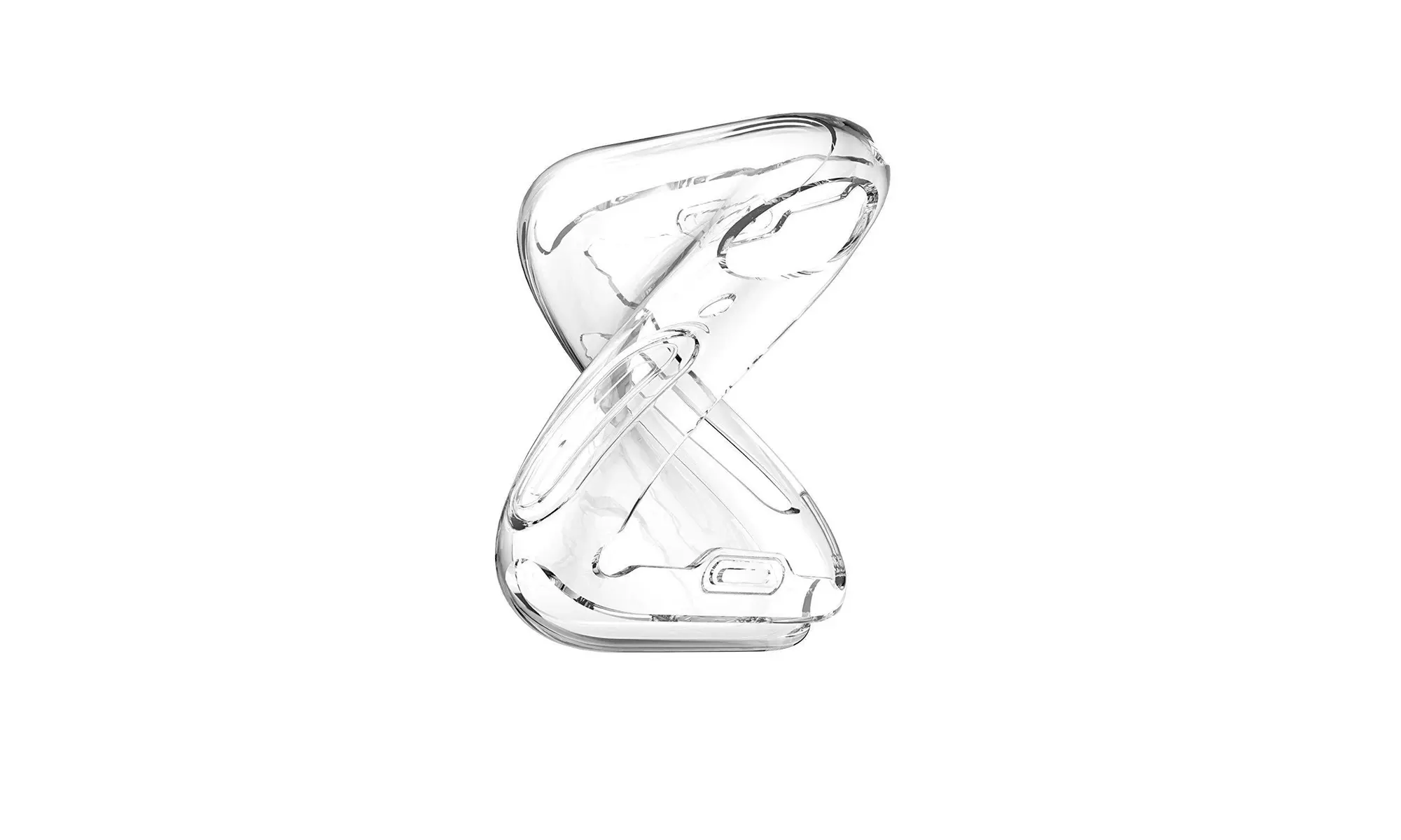 HD Clear Full Protection Cover Screen Protector Case for Apple Watch  - Second Medium