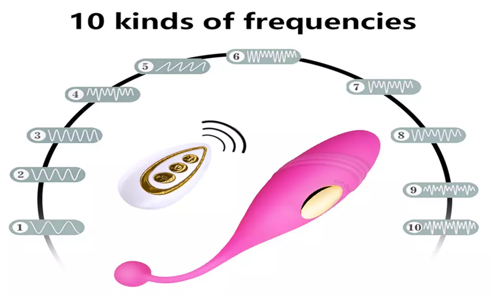 10 Speed Wireless Remote Control Vibrator G-spot Massager