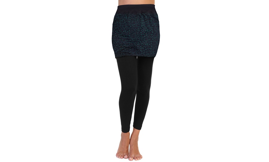 legacy mid length skirted leggings