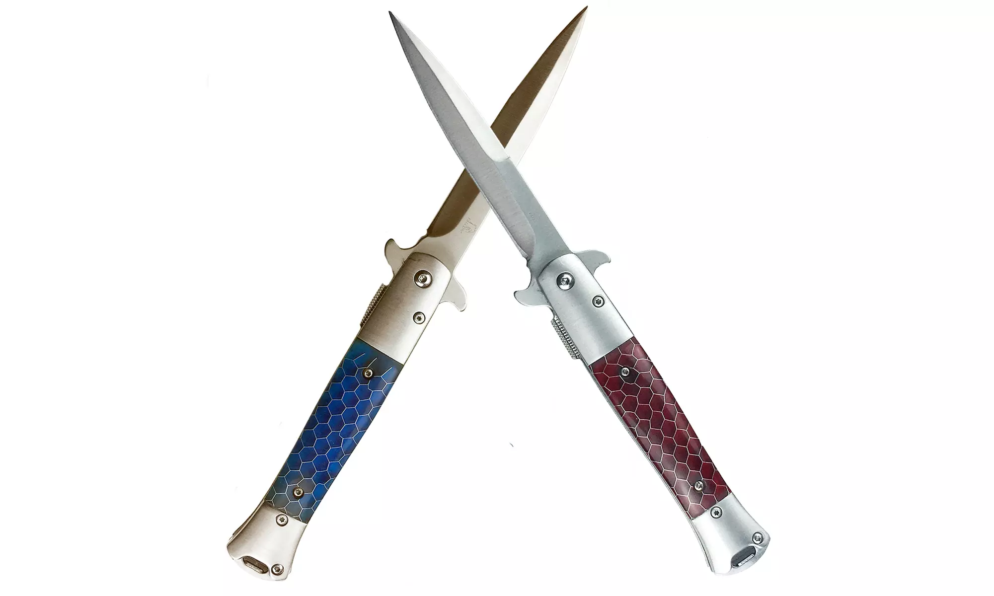 Falcon Tactical Spring Assisted Open Pocket Knife. Spear Blade Dagger Thrusting - Primary Image