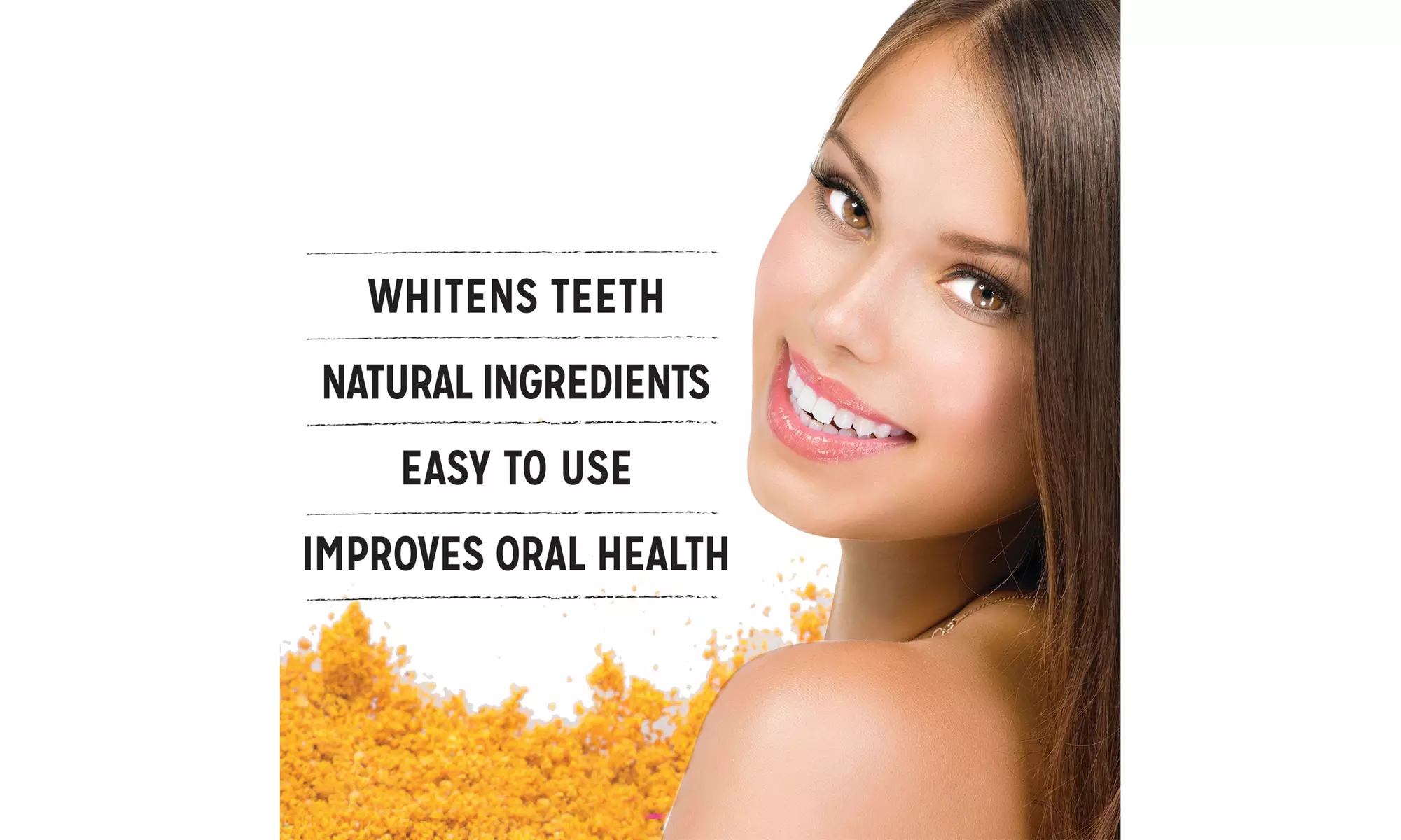 Turmeric Teeth Whitening Powder All Natural Teeth Whitener - Second Medium