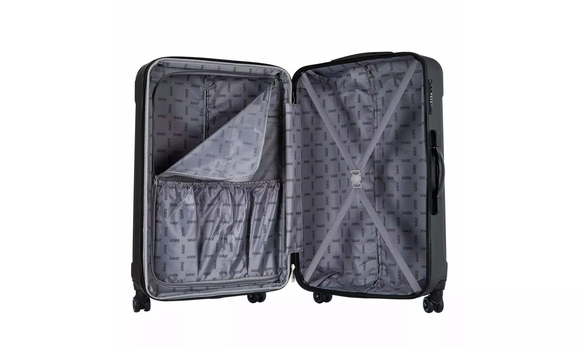 Three-Piece DUKAP Intely Smart Hardside Luggage Set 20"/28"/32"
