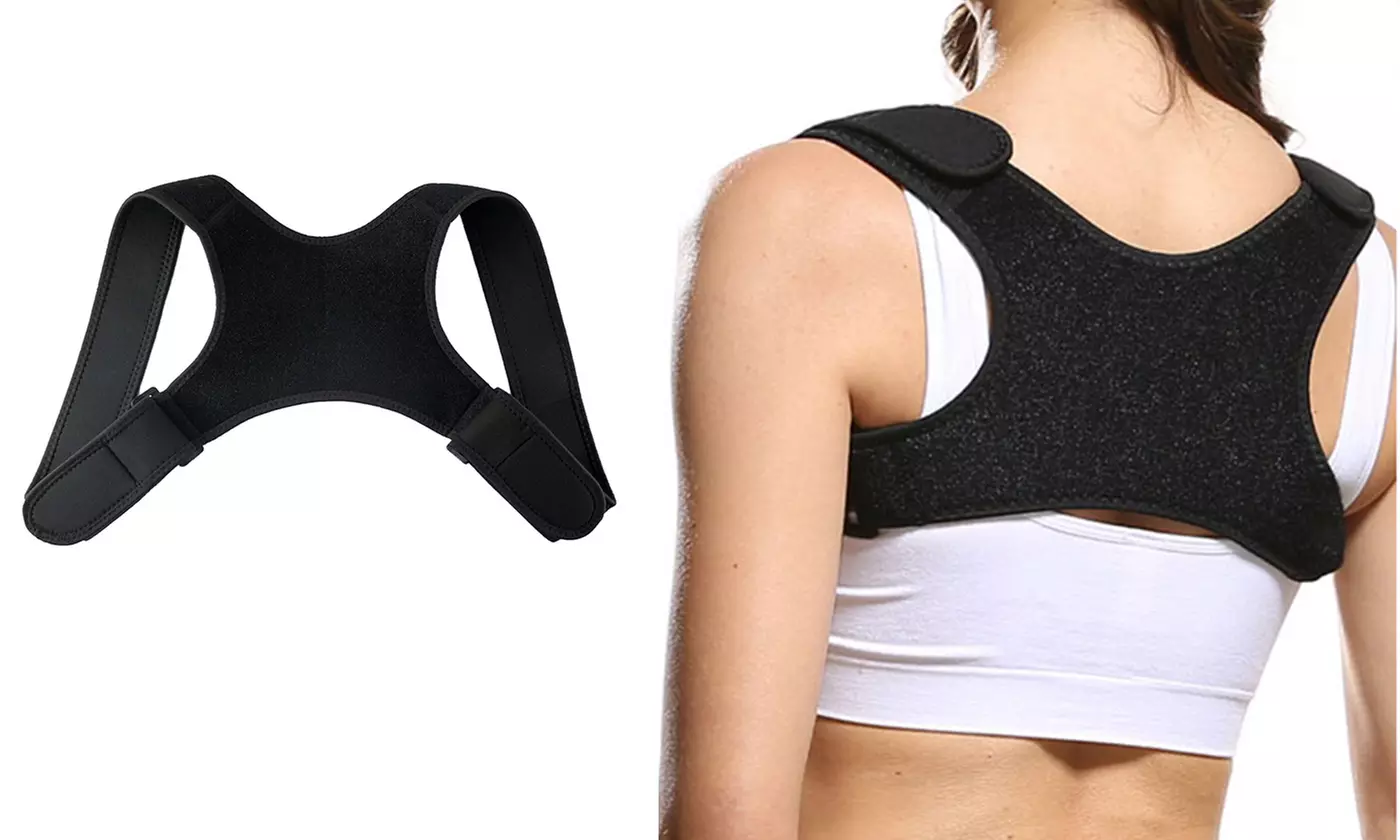 Posture Corrector Support Belt Adjustment Back Straight Shoulders Brace Strap