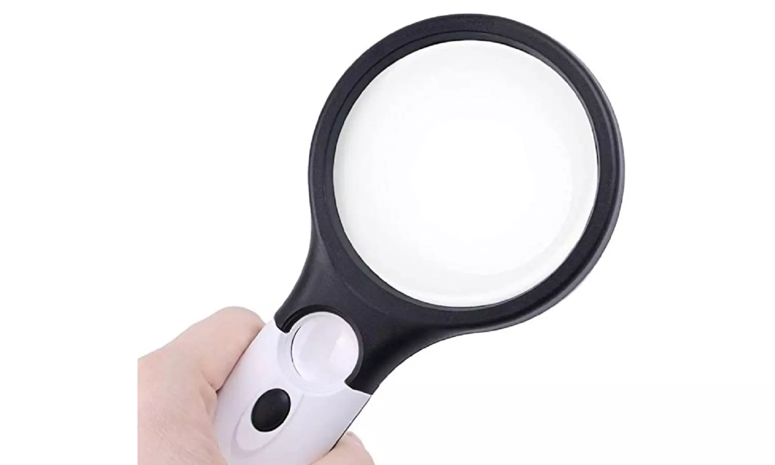 3 LED Light 45X Handheld Jewelry Loupe Magnifier Magnifying Glass Lens - Primary Image