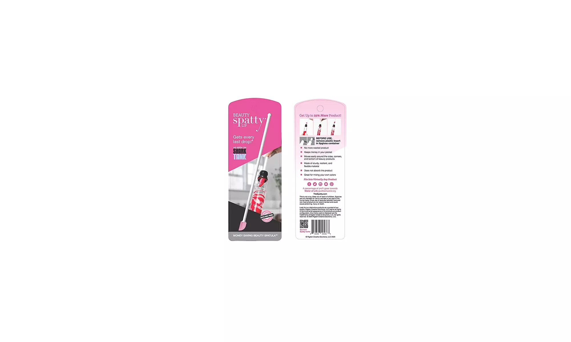 The Spatty Lip Last Drop Beauty Spatula Makeup Spatula Tool for Lip Products - Primary Image