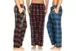 Men's Microfleece Lounge Pants (3 Pack) - Second Medium