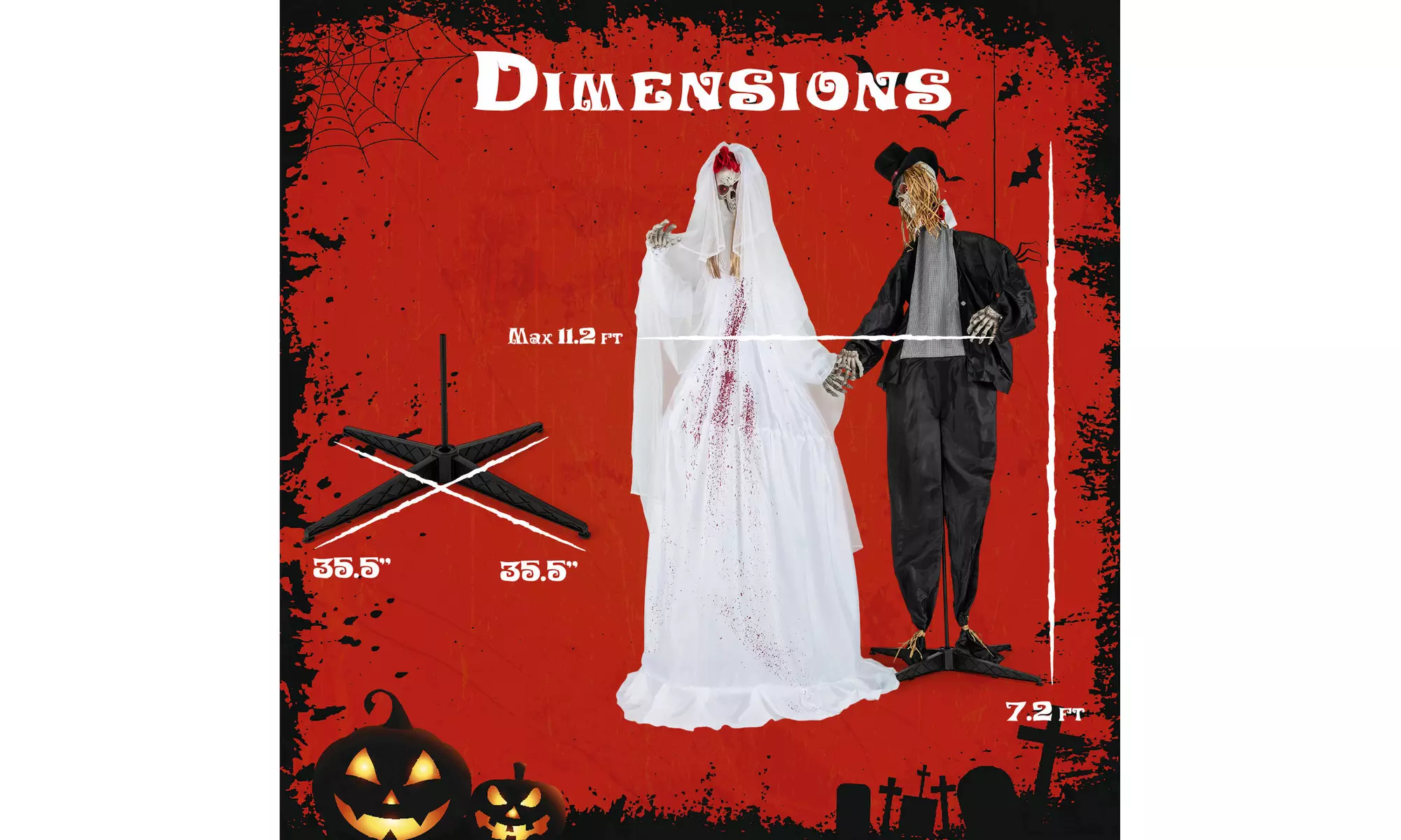 Animated Halloween Decorations: Bring Your Yard to Life by Costway