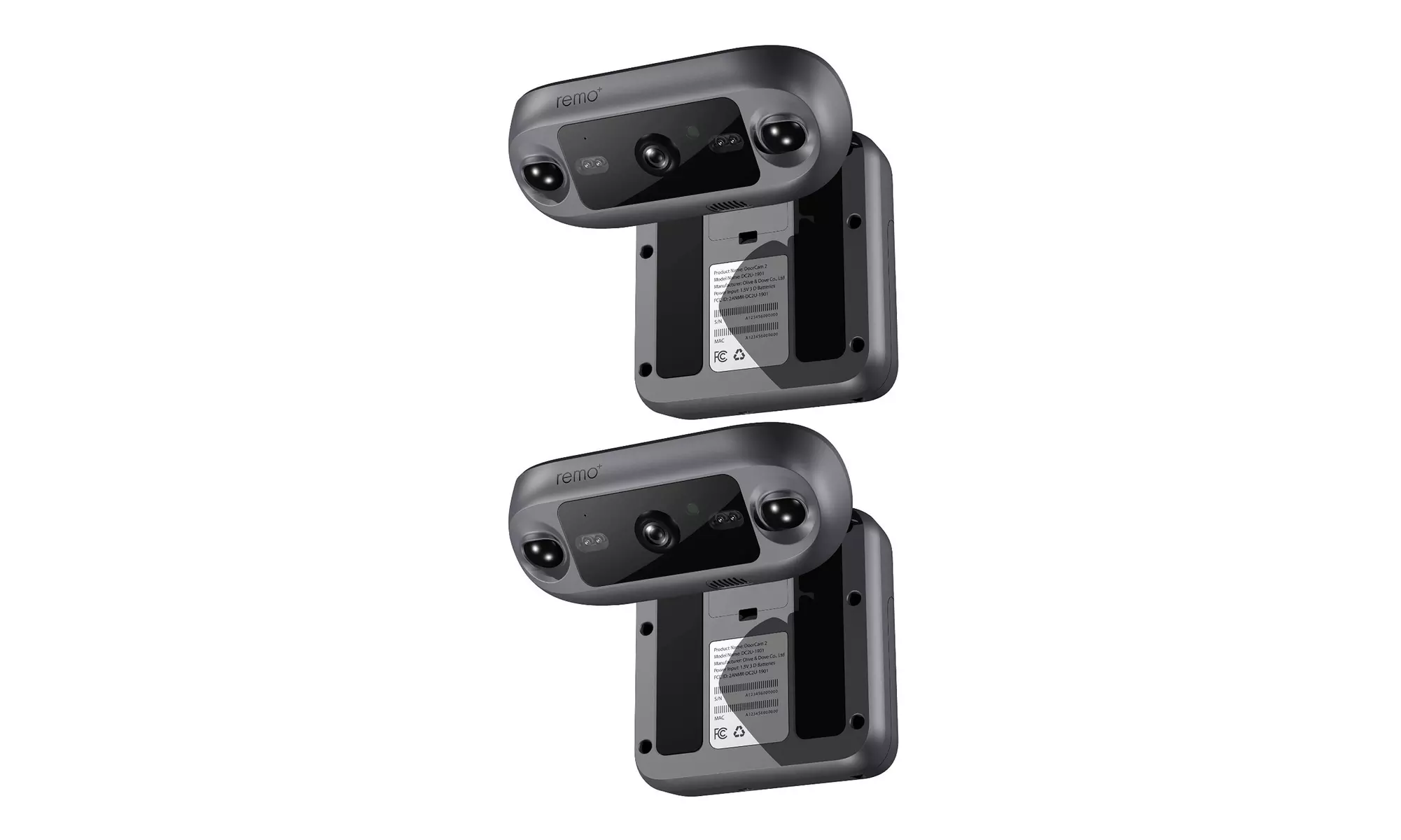 Remo plus DoorCam 2 Wireless Over-The-Door Smart Security Cameras - Primary Image