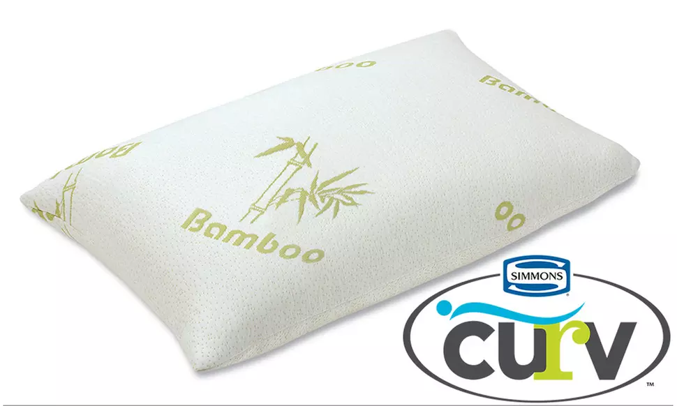 Simmons Curv Bamboo Memory Foam Classic Pillow - Primary Image
