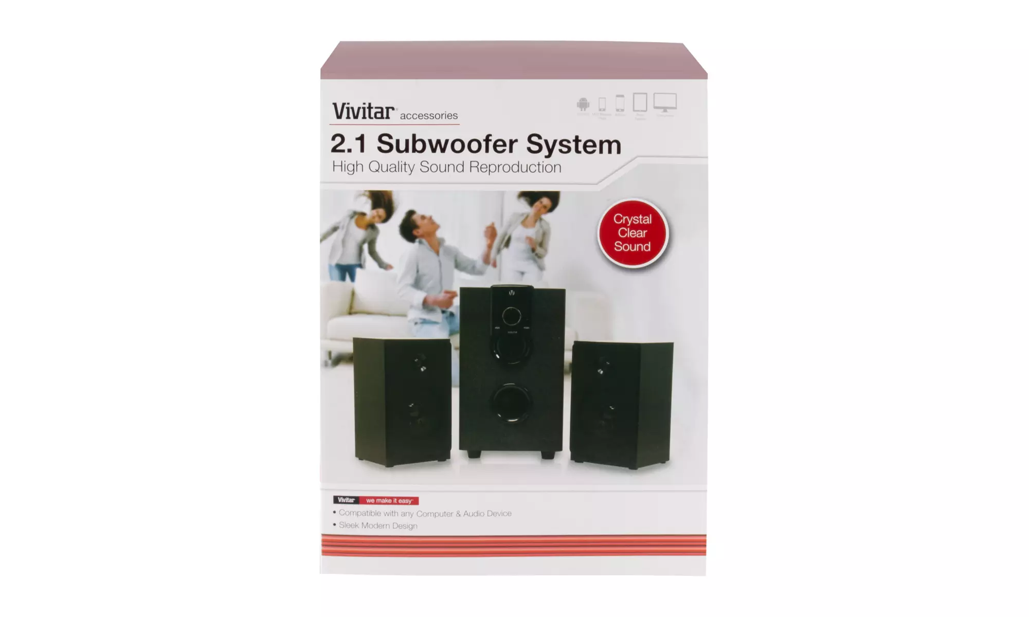 Vivitar 2.1 Subwoofer System - Second Medium