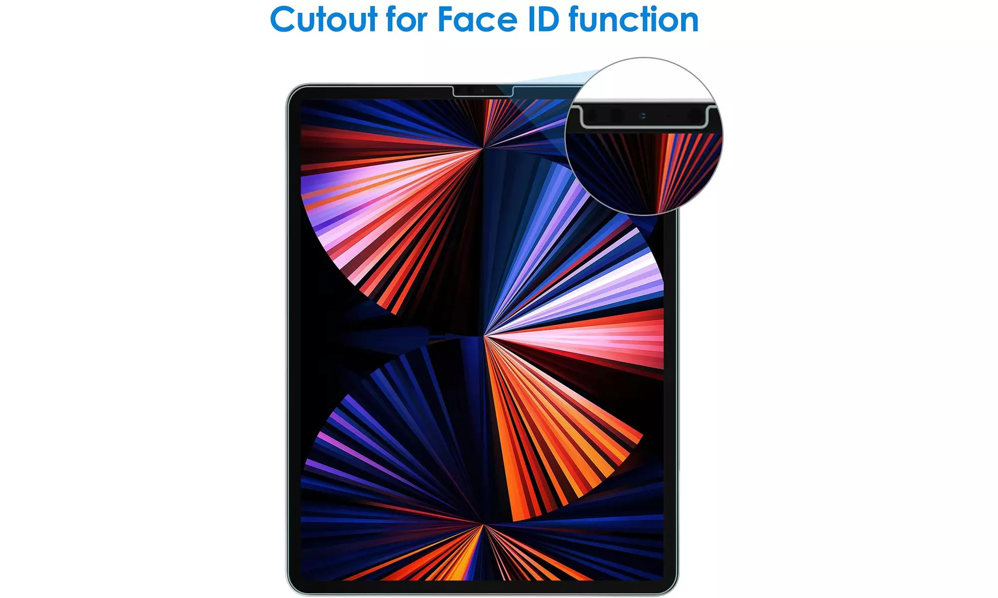For iPad Pro 12.9 2022/2021/2020 (6th/5th/4th Generation) Glass Screen Protector