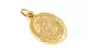 14KT Gold Oval 'O Mary Who Have Conceived Without Sin Pray For Us' Pendant