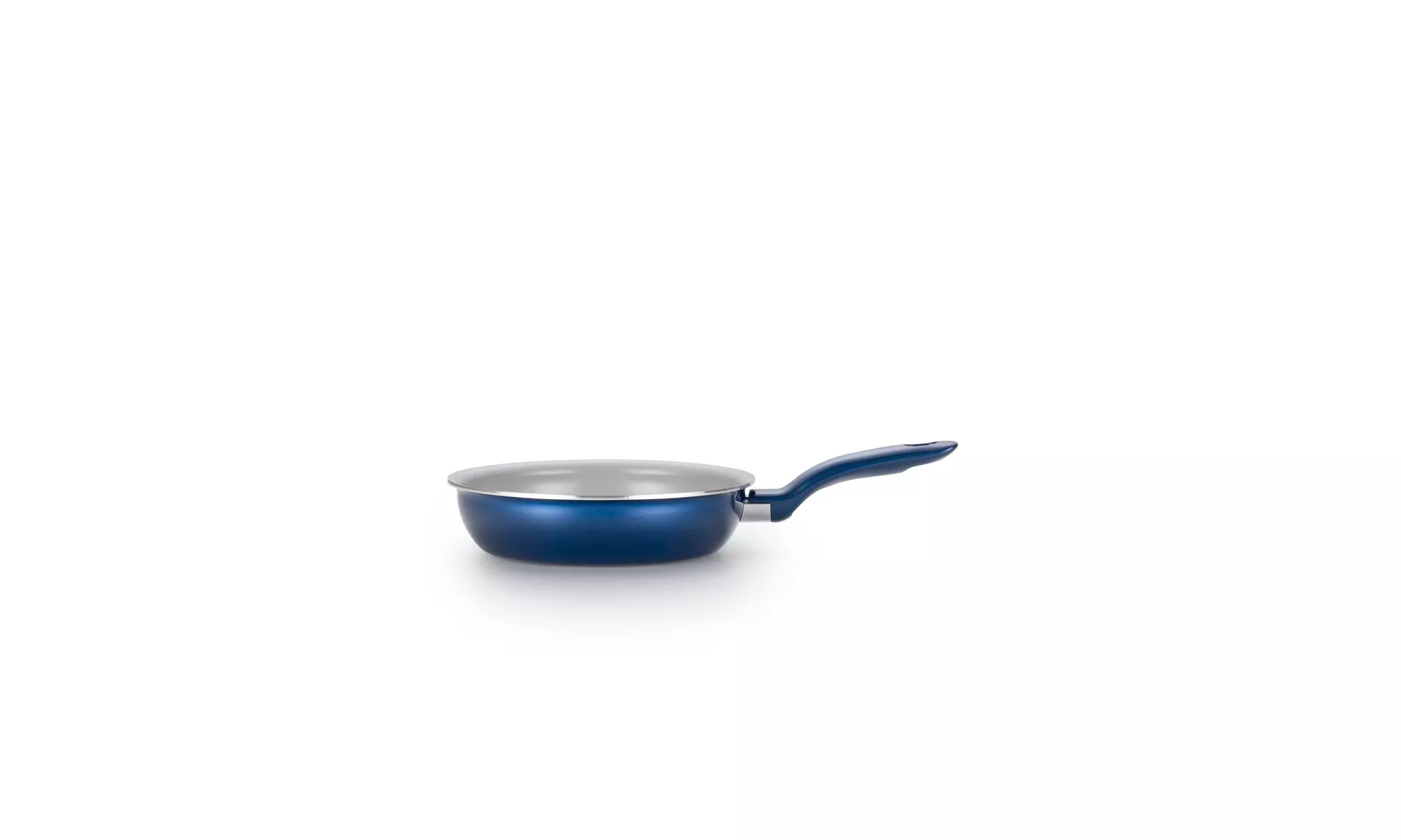 T-fal G918SE64 Initiatives 14-Piece Ceramic Cookware Set, Blue - Second Medium