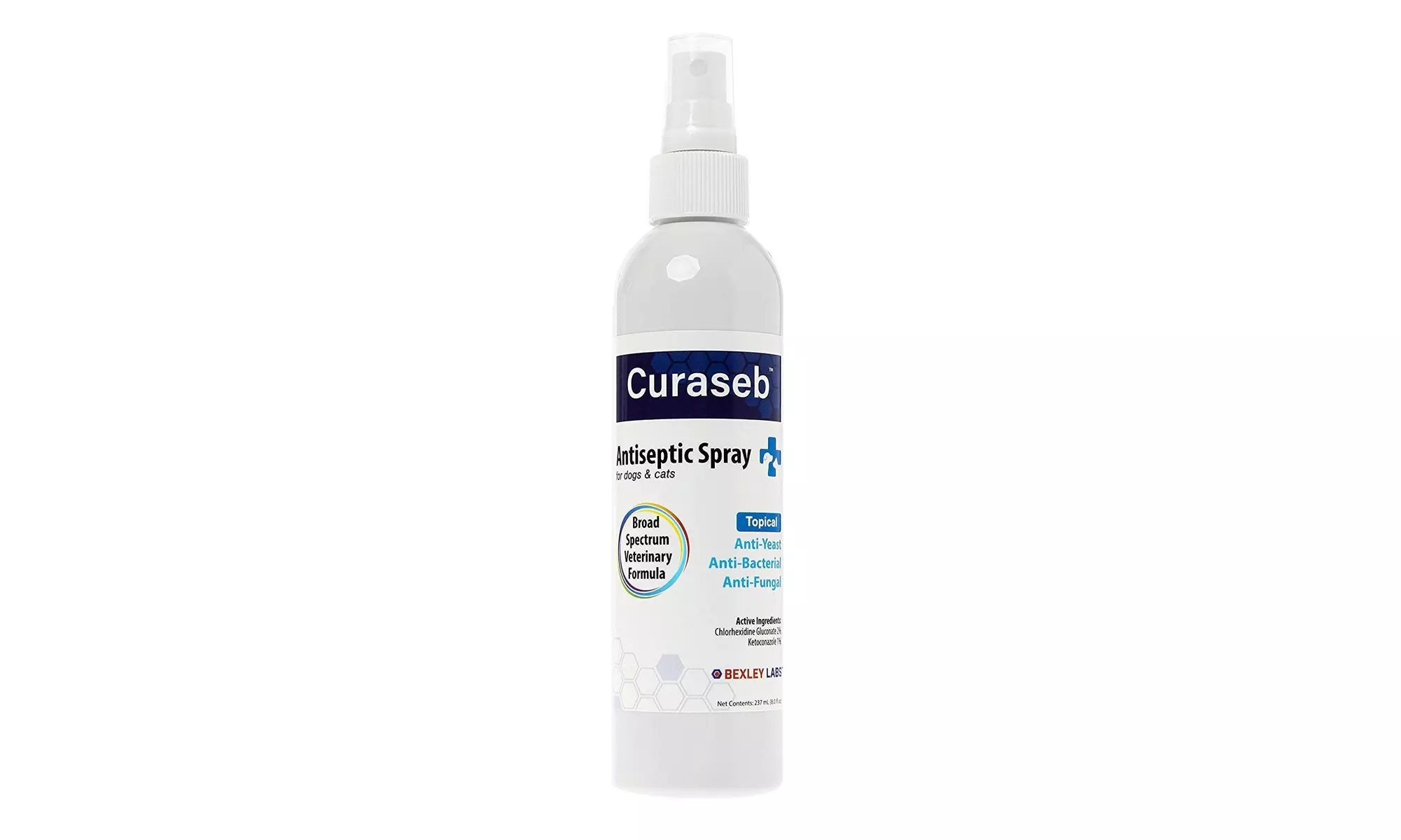 Curaseb - Dog Yeast Infection Treatment Chlorhexidine Spray with Aloe, 8oz - Primary Image