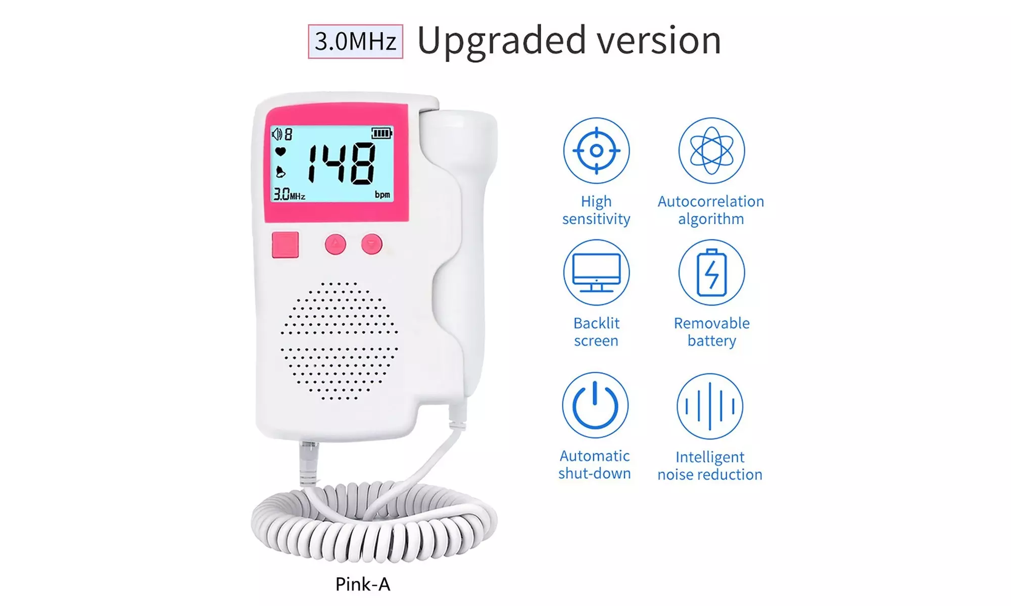 Baby Heart Beat Tracker Fetal Doppler For Pregnancy  - Second Medium