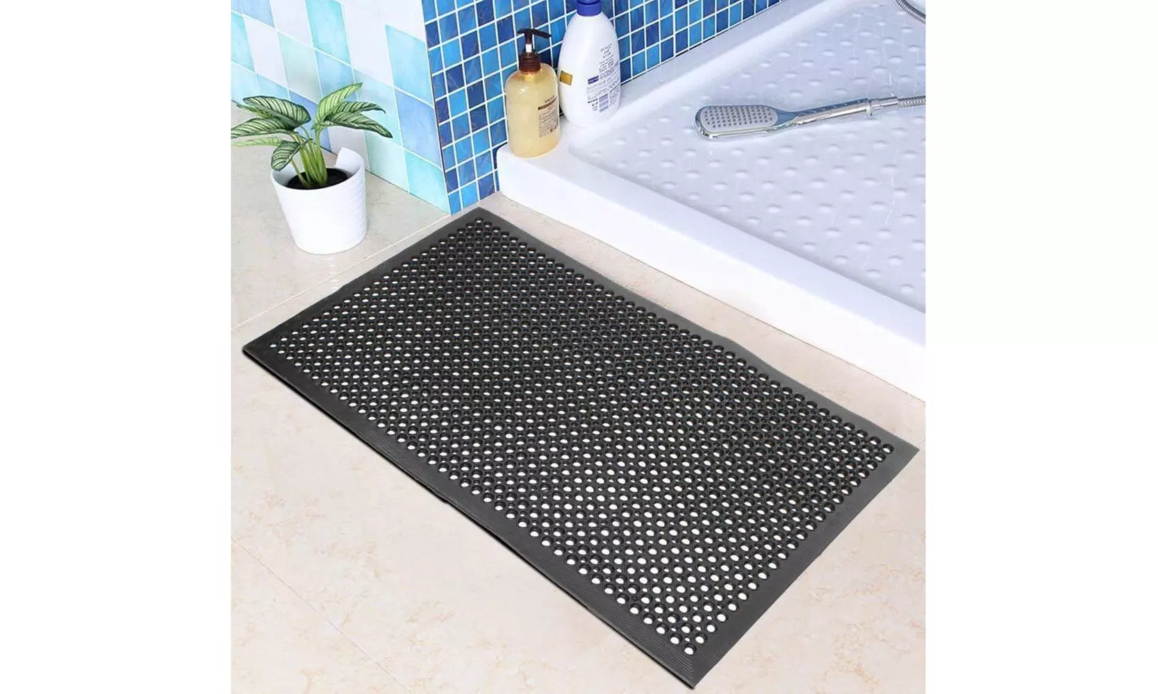 36" x 60" Anti-Fatigue Rubber Floor Mats - Second Medium