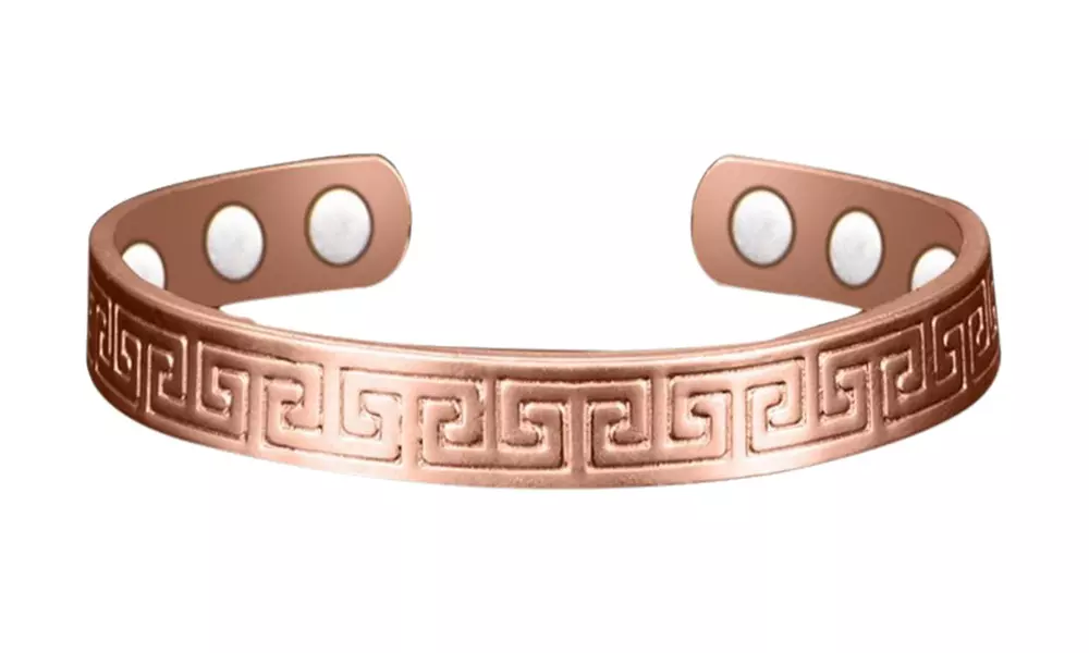 Unisex Copper Magnetic Bracelet for Positive Energy