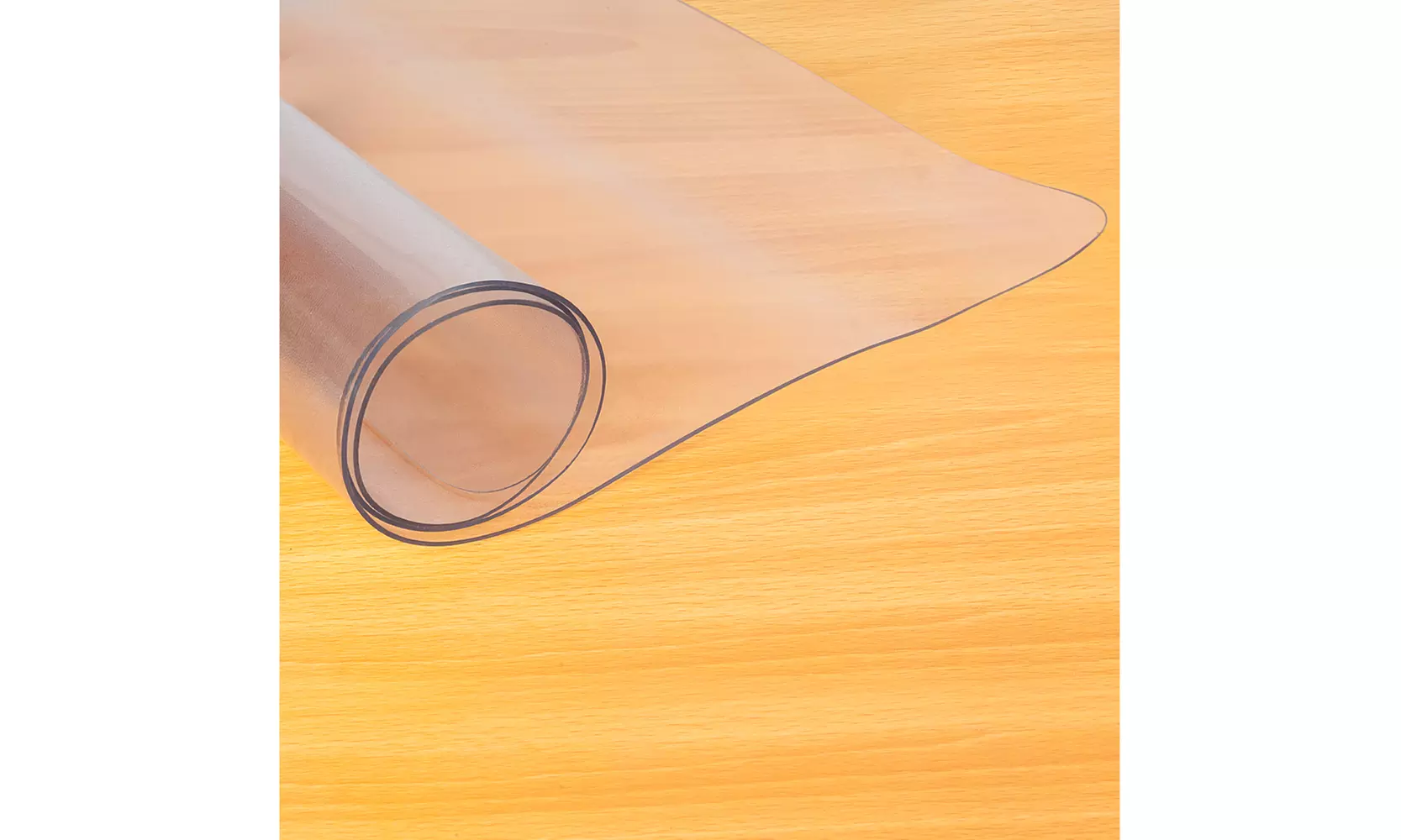 2pcs PVC Matte Home-use Protective Mat for Floor Chair Transparent