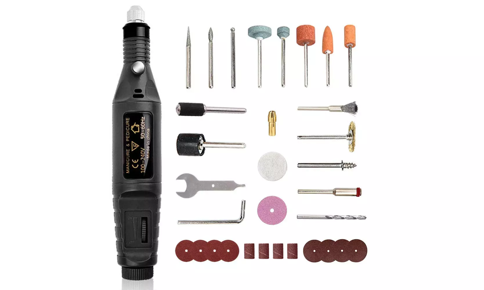 Afantti Mini Rotary Tool Electric Sander Engaver Drill Pen 106 Accessories - Primary Image