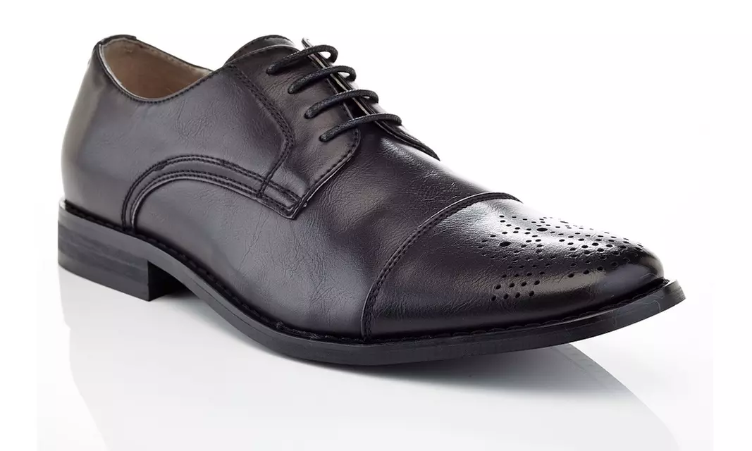 Adolfo Men's Cap-Toe Lace-Up Dress Shoes Multiple Styles
