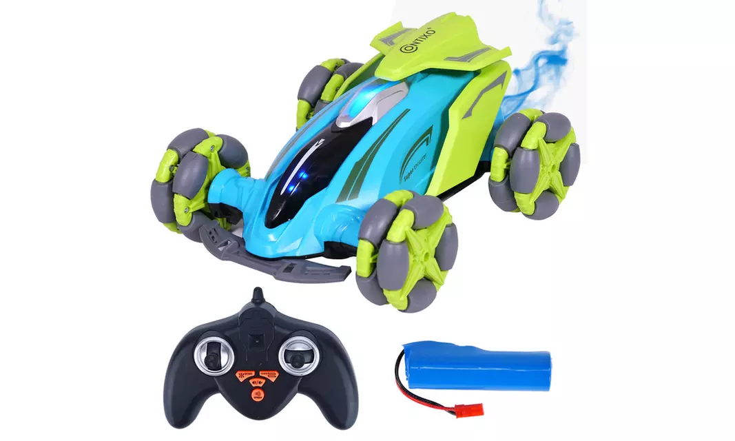 Contixo SC4 2.4GHz RC Car with 360 Degree Rotating, Blue Smoke, High Performance - Primary Image