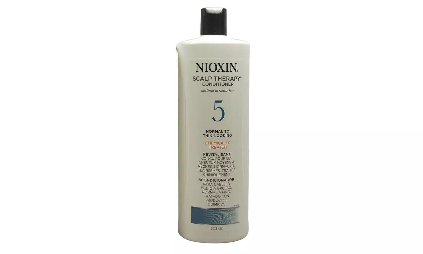 Up to 6 Packs of Nioxin System 5 Scalp Therapy Conditioner 33.8 Fl. Oz.