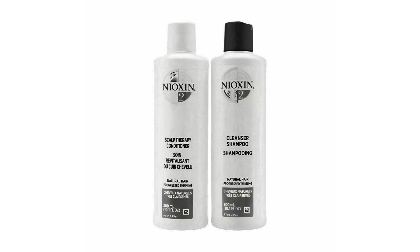 Nioxin System 2 Cleanser Shampoo and Scalp Therapy Conditioner Duo 10.1 oz Each - Primary Image