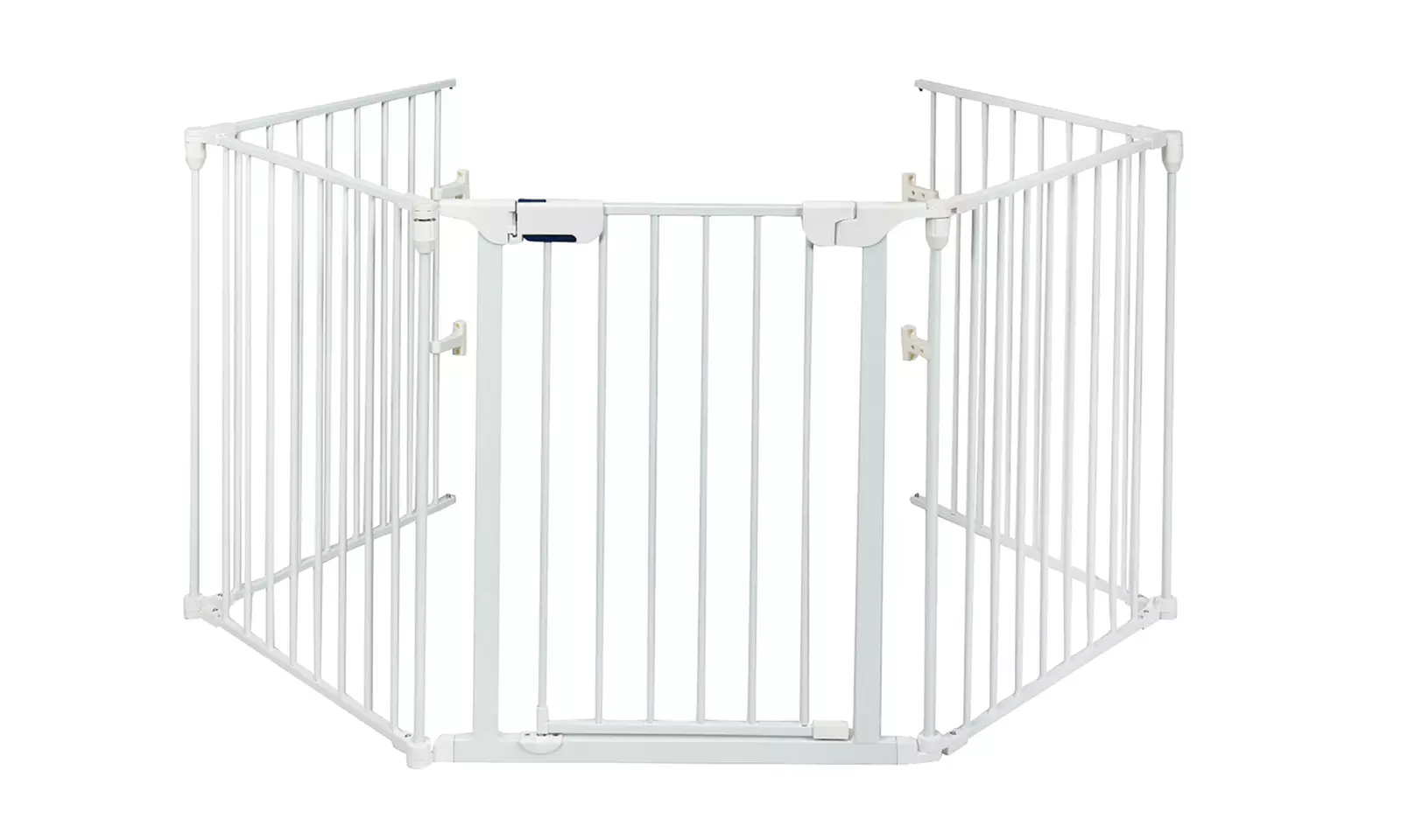 Fireplace Fence Safety Fence Hearth Gate BBQ Metal Fire Gate Pet White - Primary Image
