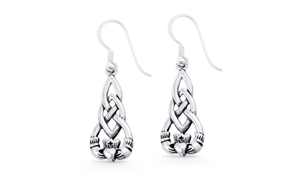 Friendship knot earrings on sale groupon