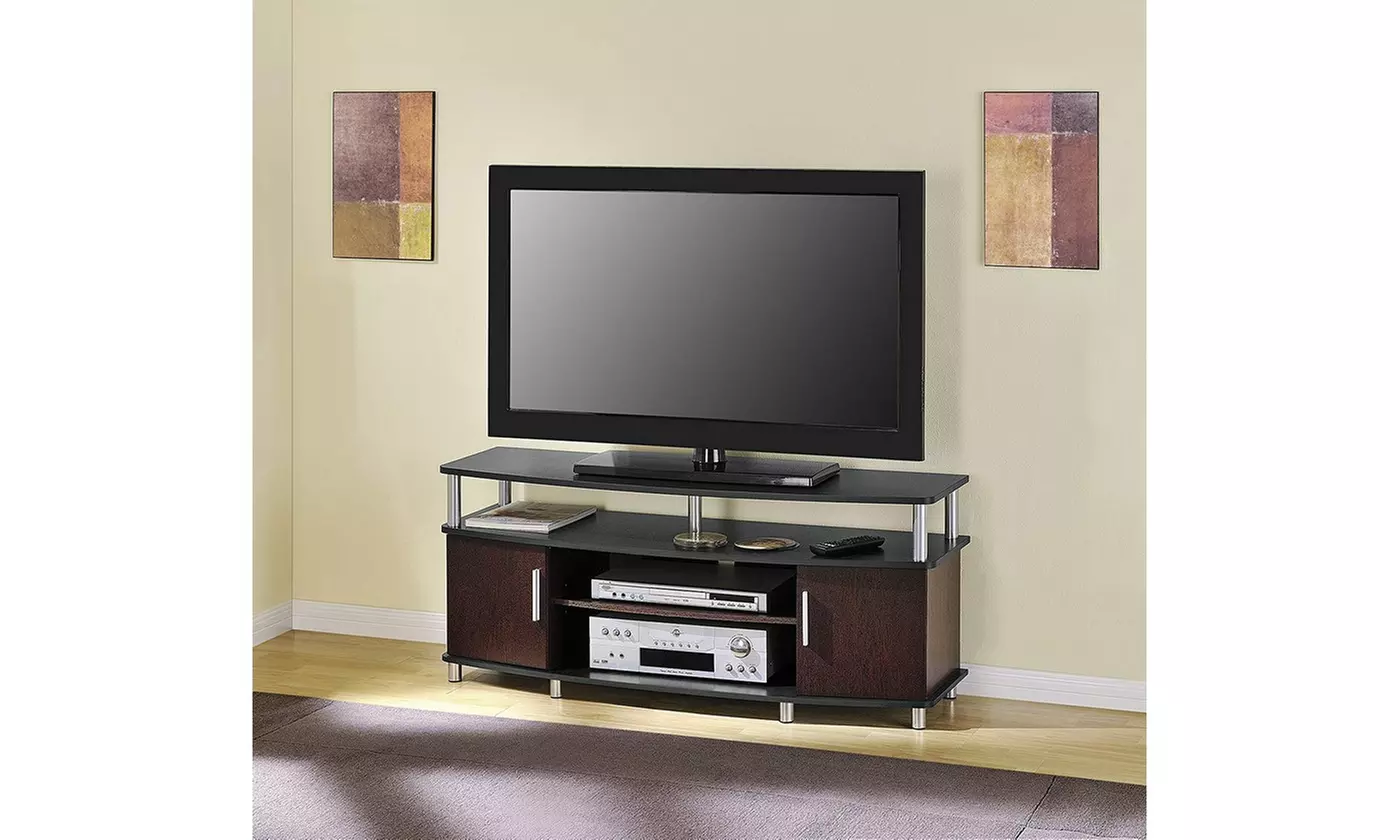 TV Stand Furniture Living Room Media Entertainment Center Movies Video Games - Second Medium