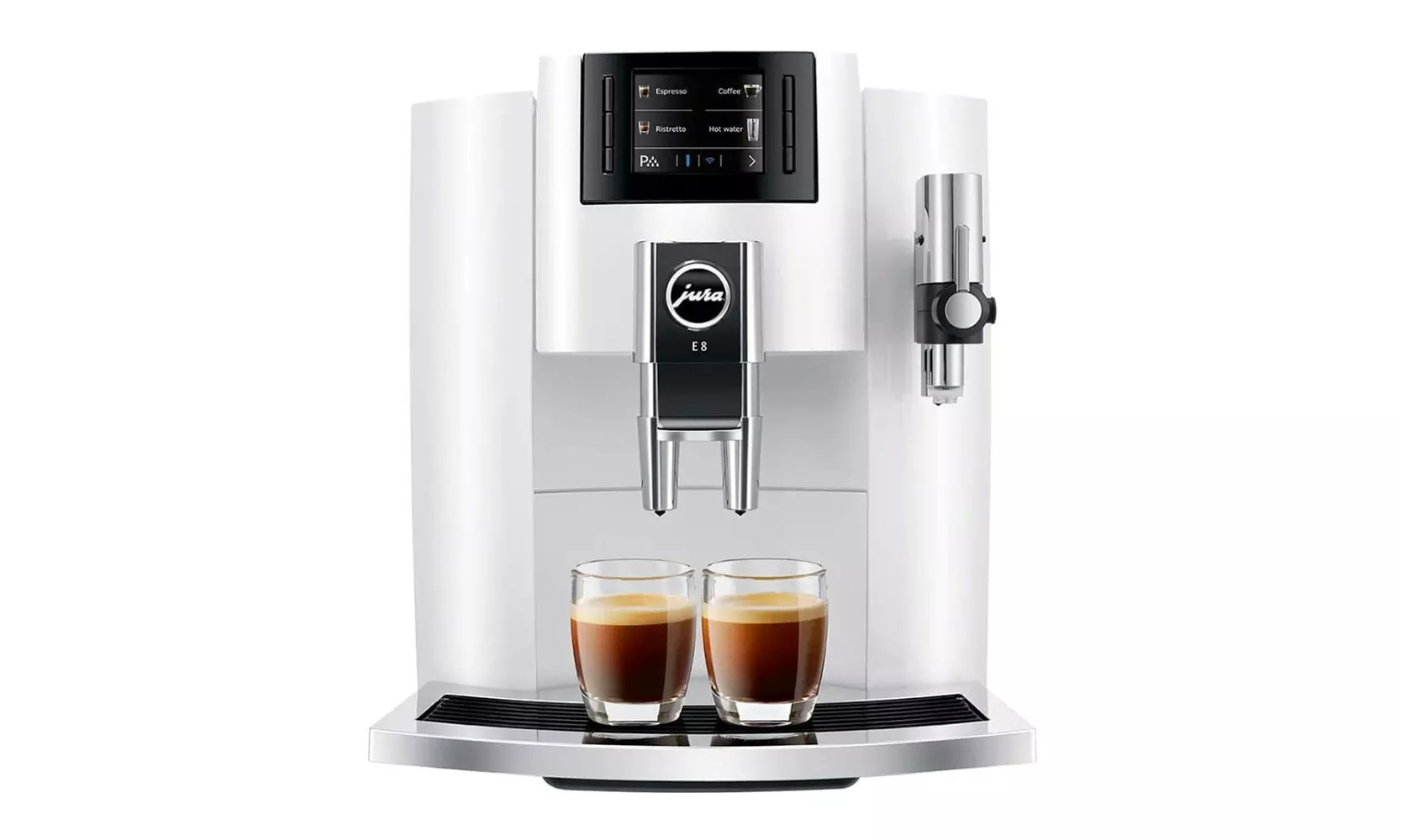 Jura E8 Automatic Espresso Machine (Piano White) - Primary Image
