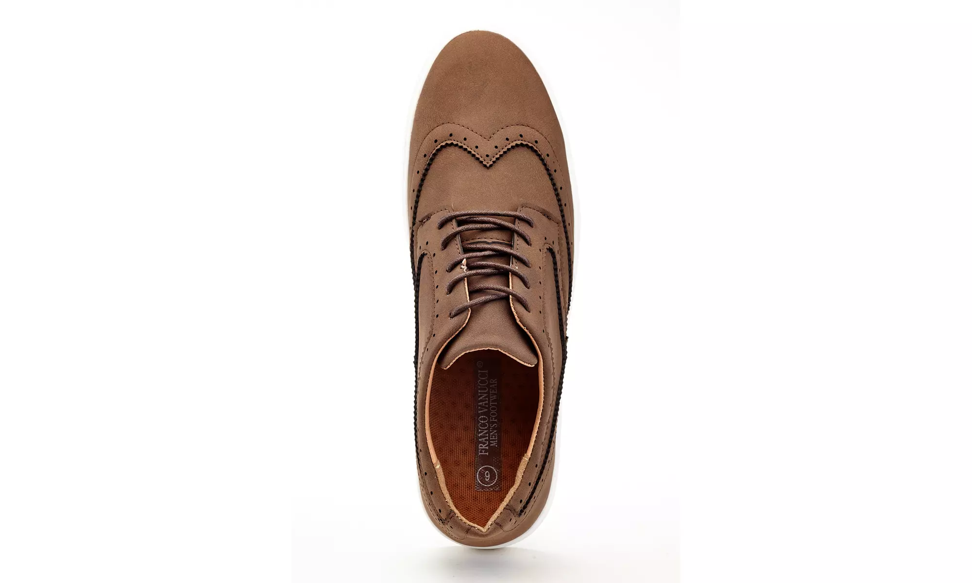 Franco Vanucci Michael Men's Casual Wingtip Oxford