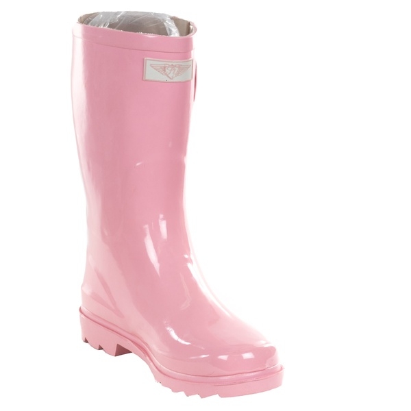 womens pink rubber boots