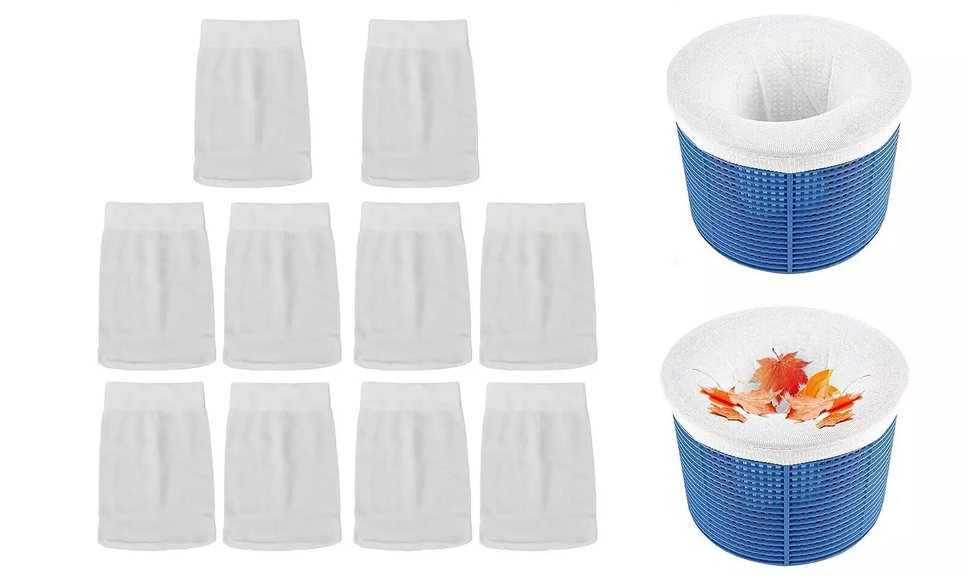 10-50Pcs Pool Skimmer Socks Filter Replacement Savers for Basket Swimming Pool - Primary Image