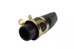 Alto Saxophone Mouthpiece Cap Ligature Black and Golden - Second Medium