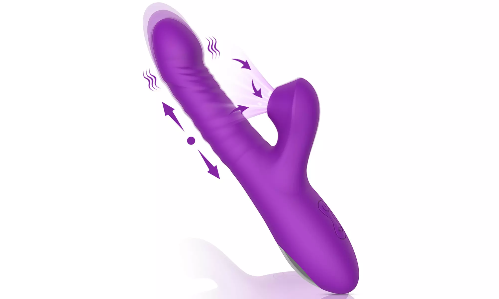 10 Speeds Clitoral Sucking G Spot Thruster Rabbit Vibrator Rechargeable Sex Toy - Primary Image