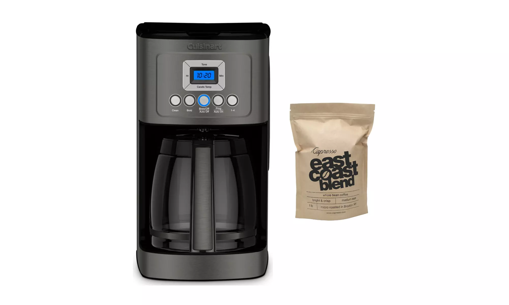 Cuisinart DCC-3200BKS 14-Cup Programmable Coffeemaker with Whole Bean Coffee - Primary Image