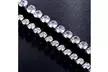4mm/3mm Vintage Clear CZ Stone Women Trendy Adjustable Chain Jewelry - Second Medium