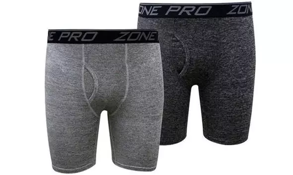2-Pack: Men's Zone Pro Athletic Compression Shorts  - Primary Image