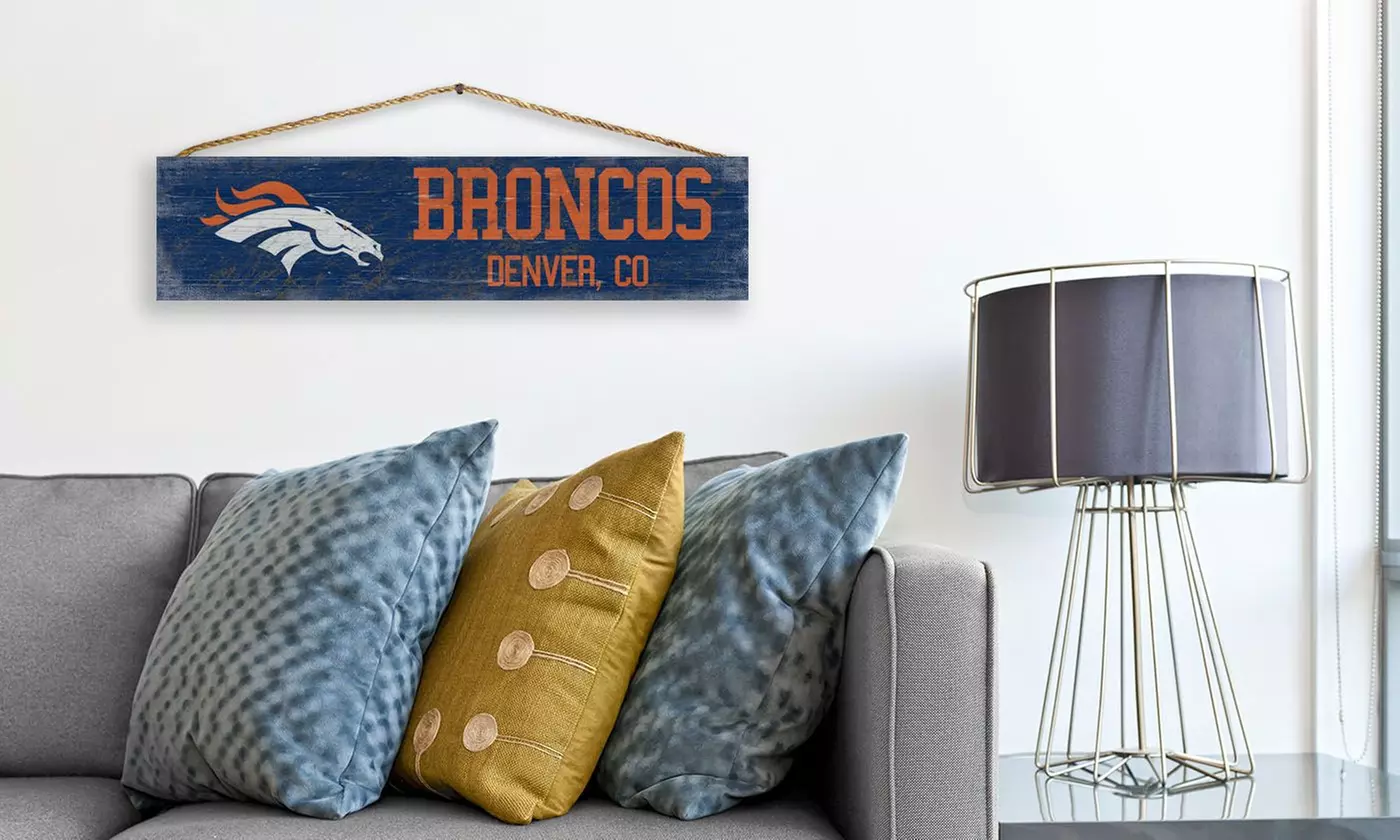 NFL 24''X 6'' Team Name City Sign - Primary Image