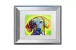 Dean Russo 'Dachshund' Matted Silver Framed Art - Second Medium